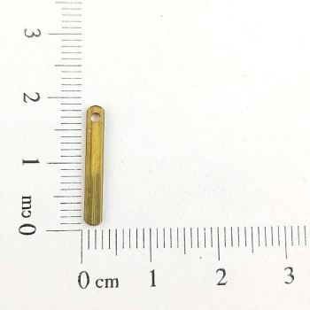 AC LATÃO PALITO LISO M 18MM 1 FURO