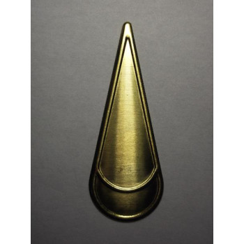 AC LATÃO GOTA G LISA CHEIA RESINA S/ ARG