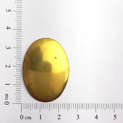 AC LATÃO OVAL G LISO ABL S/ FURO