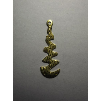 AC LATÃO GOTA M ZIG ZAG TXT 1 ARG