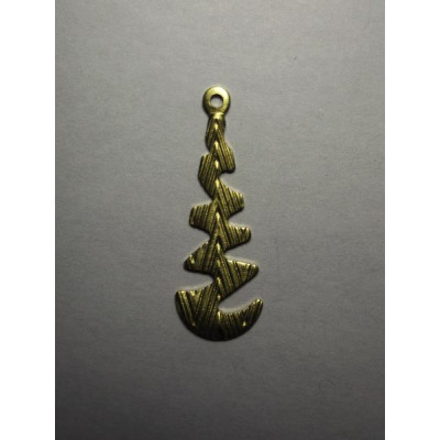 AC LATÃO GOTA M ZIG ZAG TXT 1 ARG