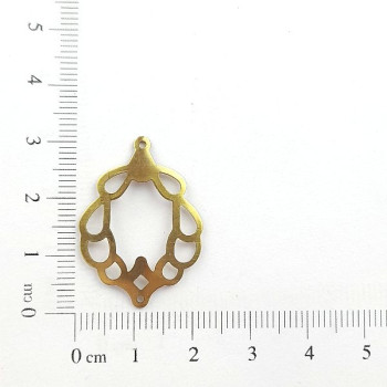 AC LATÃO GOTA PINGO BORDA VZD 1 ARG 1 FURO