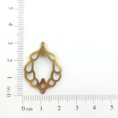 AC LATÃO GOTA PINGO BORDA VZD 1 ARG 1 FURO