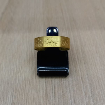 ANEL REGULAVEL COROA COM 2 FUROS