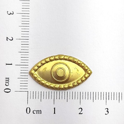 AC LATÃO OLHO GREGO BORDA S/ ARG