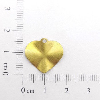 AC LATÃO CORAÇÃO ONDULADO M 1 ARG