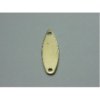 AC LATÃO PRANCHA LISA 2 FUROS