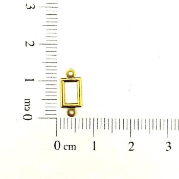 AC LATÃO RETANGULO MINI LISO VZD 2 ARG
