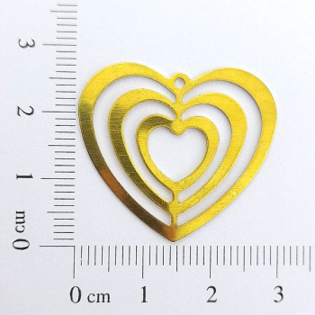 AC LATÃO CORAÇÃO P GIRA VZD 1 FURO