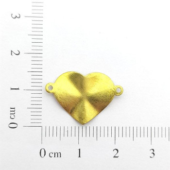 AC LATÃO CORAÇÃO ONDULADO M 2 ARG