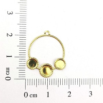 AC LATÃO MEIA LUA REDONDOS 1 ARG