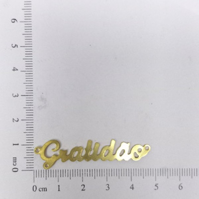 AC LATÃO ESCRITA GRATIDÃO 2 ARG