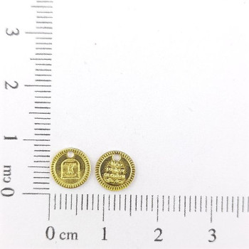 AC LATÃO REDONDO P MANDAMENTO X 1 FURO