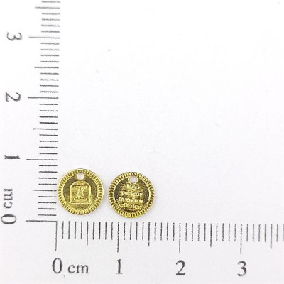 AC LATÃO REDONDO P MANDAMENTO X 1 FURO