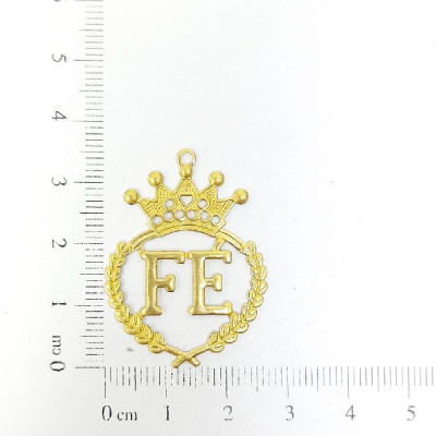 AC LATÃO COROA FÉ 35MM 1 ARG