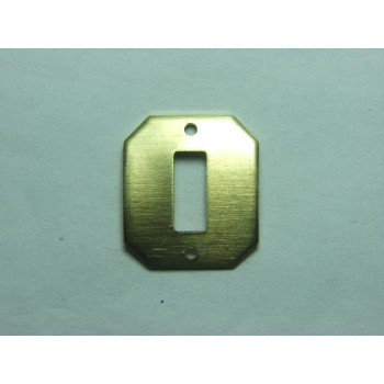 AC LATÃO QUADRADO P CURVADO VZD 2 FUROS