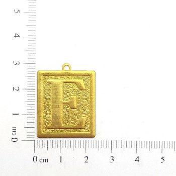 AC LATÃO PLACA TXT LETRA E 1 ARG