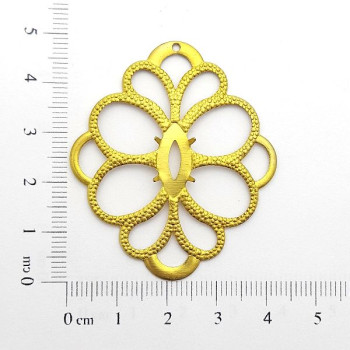 AC LATÃO FLOR G VZD NAVETE 7X15 1 FURO