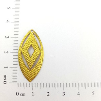 AC LATÃO NAVETE CENTRO MENOR VZD 1 FURO