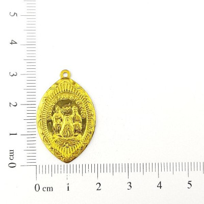 AC LATÃO MEDALHA NAVETE DIVINO PAI ETERNO 1 ARG