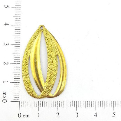 AC LATÃO GOTA TXT ESQUERDO 1 FURO