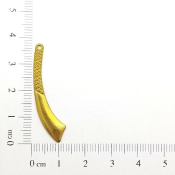 AC LATÃO VÍRGULA DIREITO CHEIA TXT LISA 1 FURO