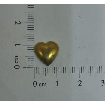 AC LATÃO CORAÇÃO G ABL LISO S/ FURO