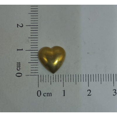 AC LATÃO CORAÇÃO G ABL LISO S/ FURO