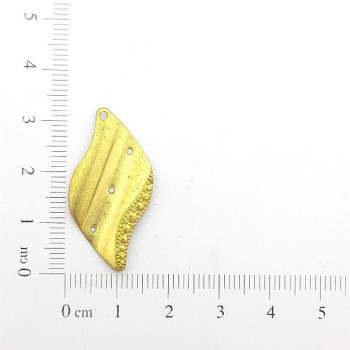 AC LATÃO FOLHA ESQUERDO LISA 3 FUROS MEIO 1 FURO